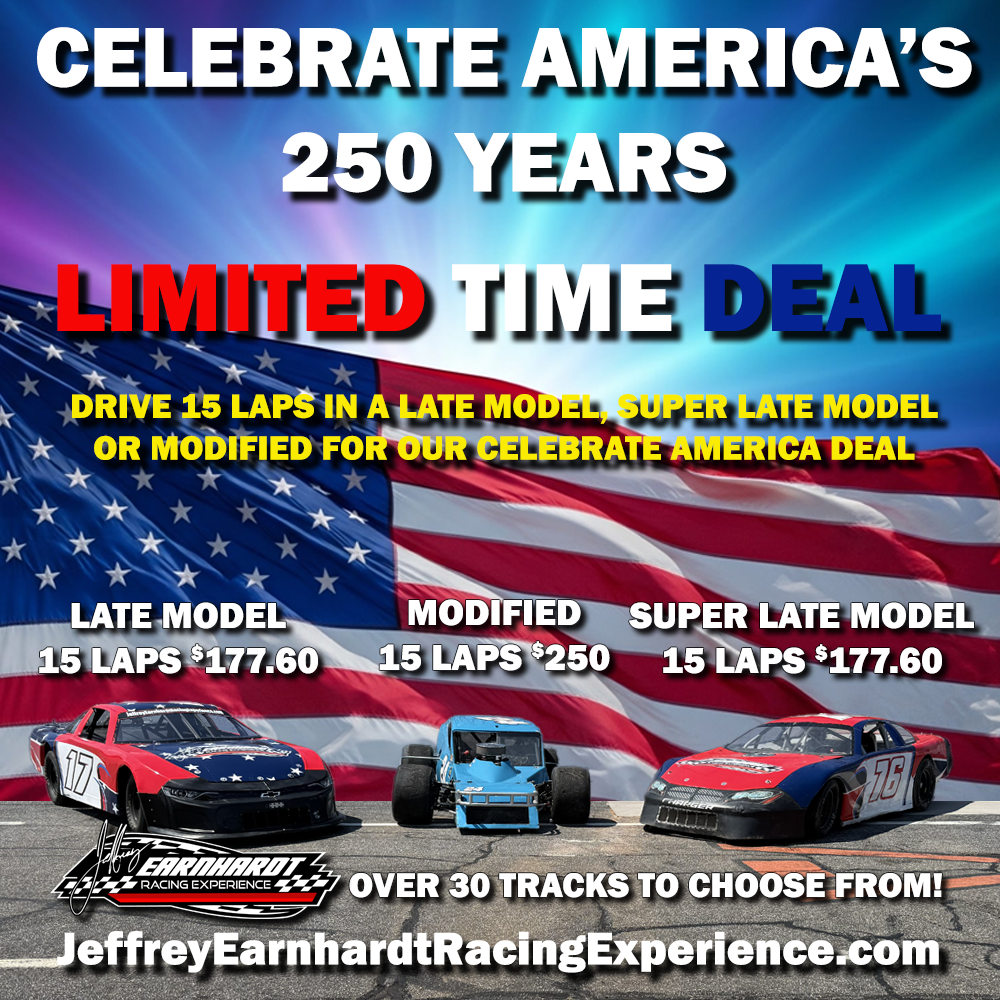 Jeffrey Earnhardt Racing Experience Celebrate America Deal